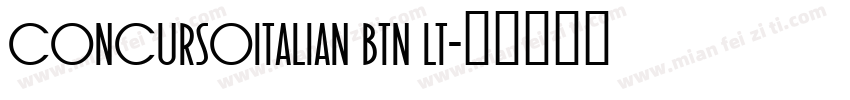 ConcursoItalian BTN Lt字体转换